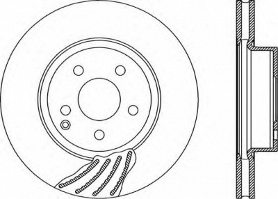 OPEN PARTS bdr199720 -  Тормозной диск
